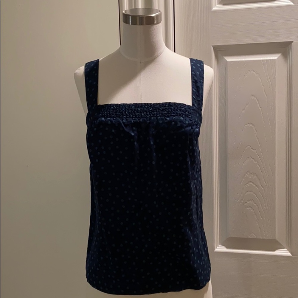🎉HP🎉 American Eagle Polka Dot Smock Tie Back Top